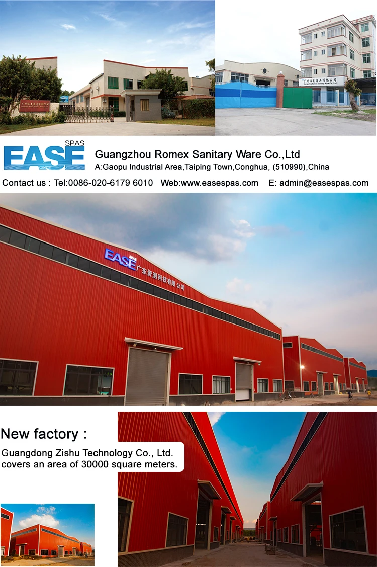 M-350D Whirlpool Outdoor Spa Hot Tub with Jacuzzier Balboa Spa 6 Person Bathtub