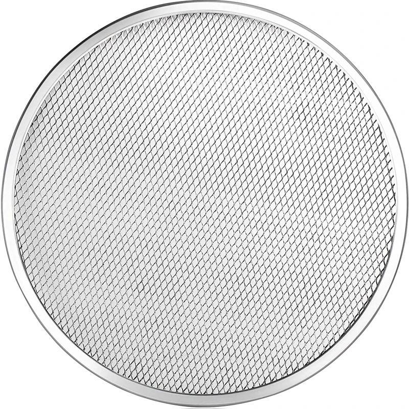 Factory Direct Supply Aluminum Pizza Screen  Pizza Mesh Tray for Pizza Oven