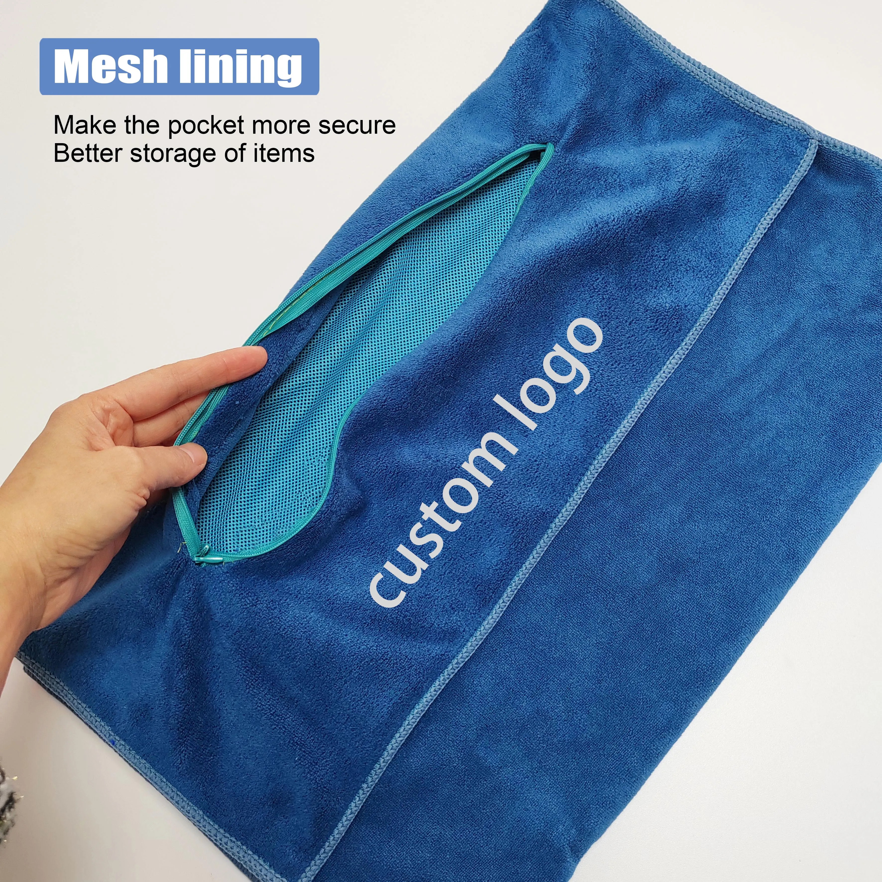 microfiber sweat towel wholesale custom fast drying Gym towel outdoor travel sweat towel