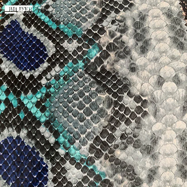 
Leather supplies Snake Transfer Printing Film Pu Leather 