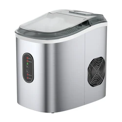 Mini Portable Ice Maker Kitchen Household Ice Making Machine Steel Stainless countertop Ice Cube Maker