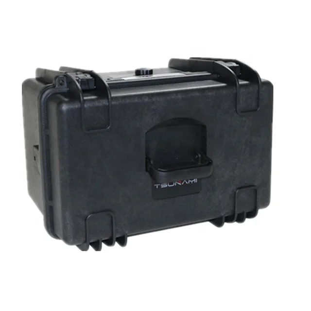 382323 waterproof Tsunami Heavy duty plastic equipment tool box ammo box with foam