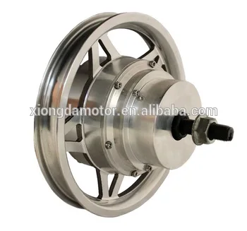 Xiongda 12 Inch Single Shaft Electric Scooter Hub Motor Electric Wheelchair Motor with Electromagnetic Brake