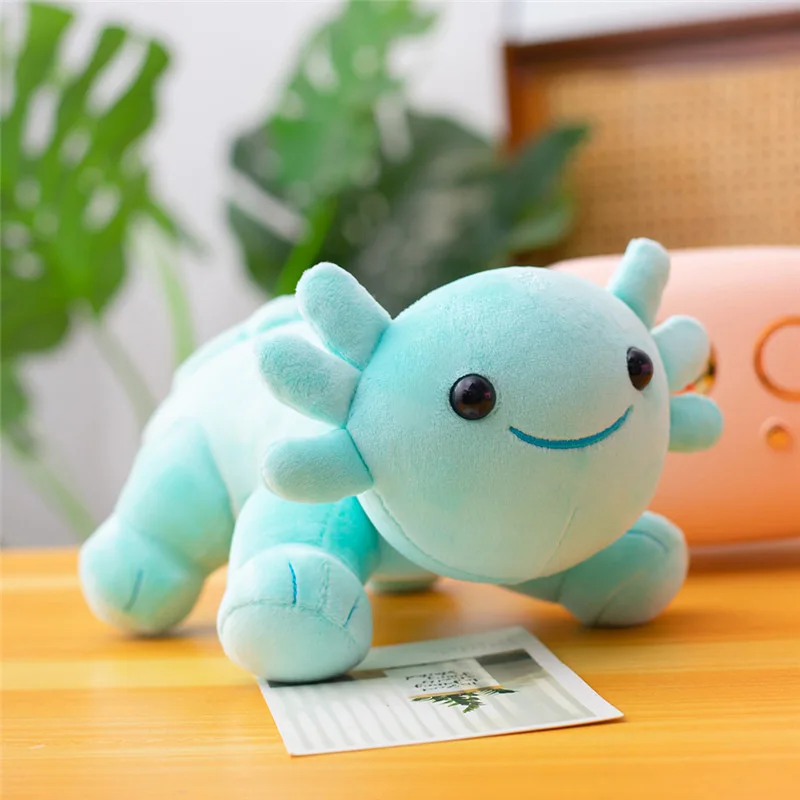 Оптовая продажа милая Мексиканская кукла Axolotl плюшевая игрушка мультяшный шестиугольный динозавр подарок для детей Саламандра Peluche