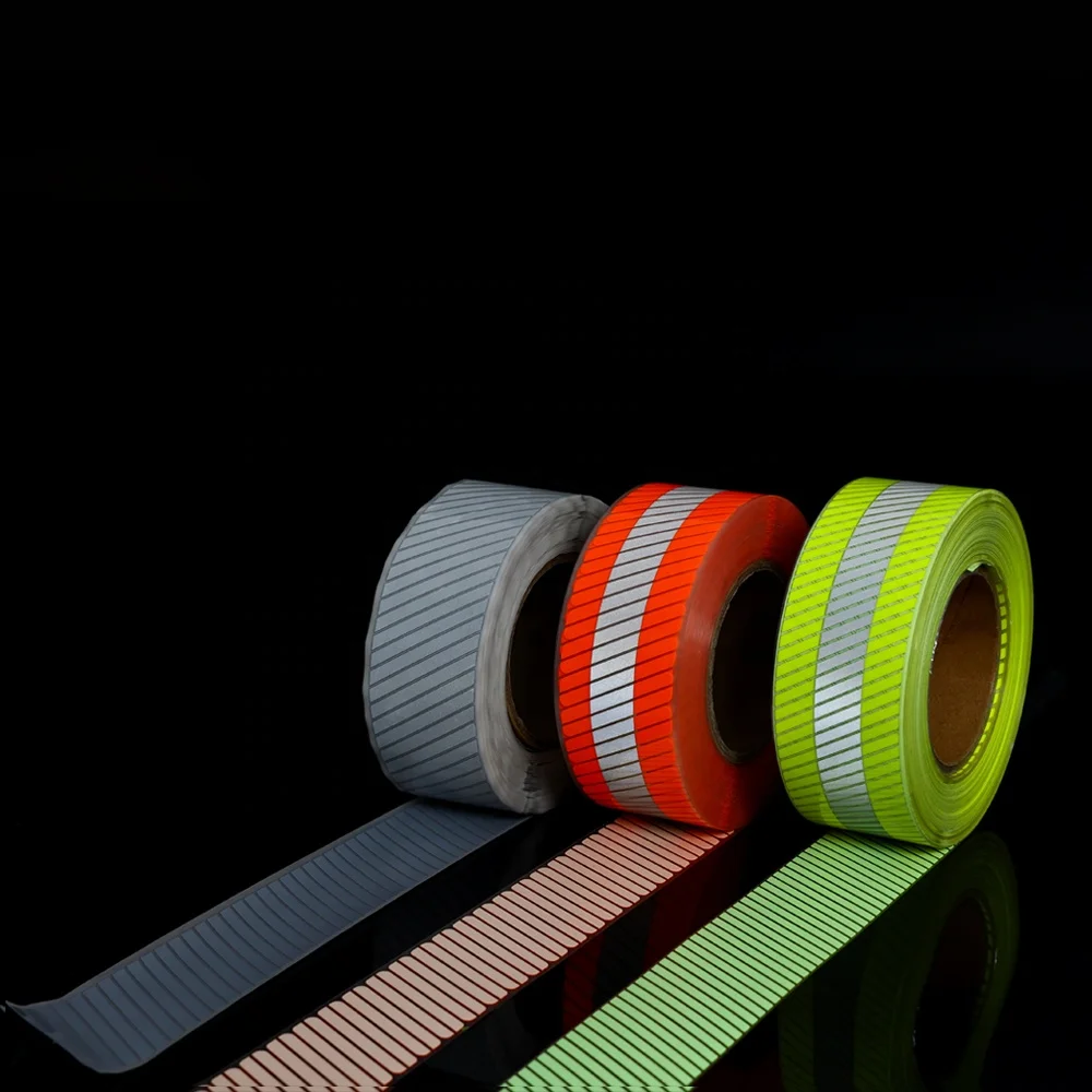 High Visibility Custom Segment Reflective Vinyl Heat Transfer Tape for Safety Clothes