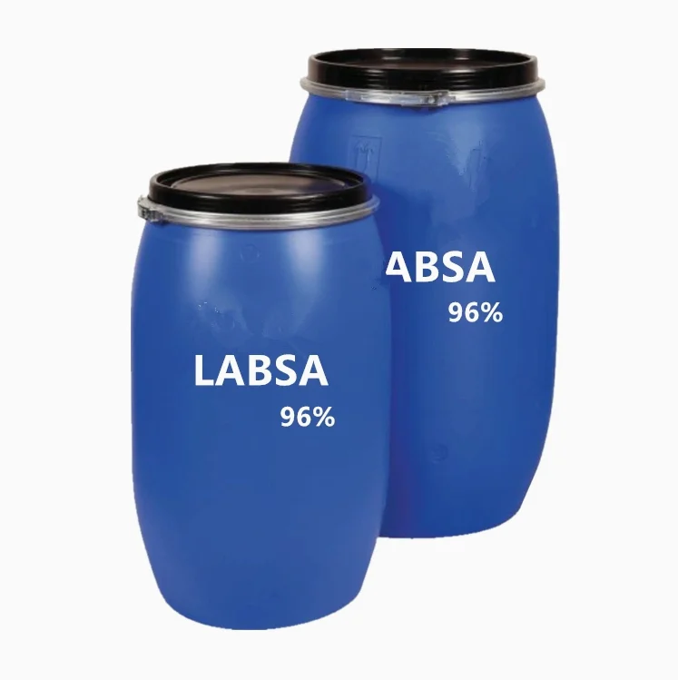 Заводская поставка LABSA 96% Линейный Алкилбензол сульфоновая кислота тексапон лауриловый эфир сульфат натрия SLES 70%