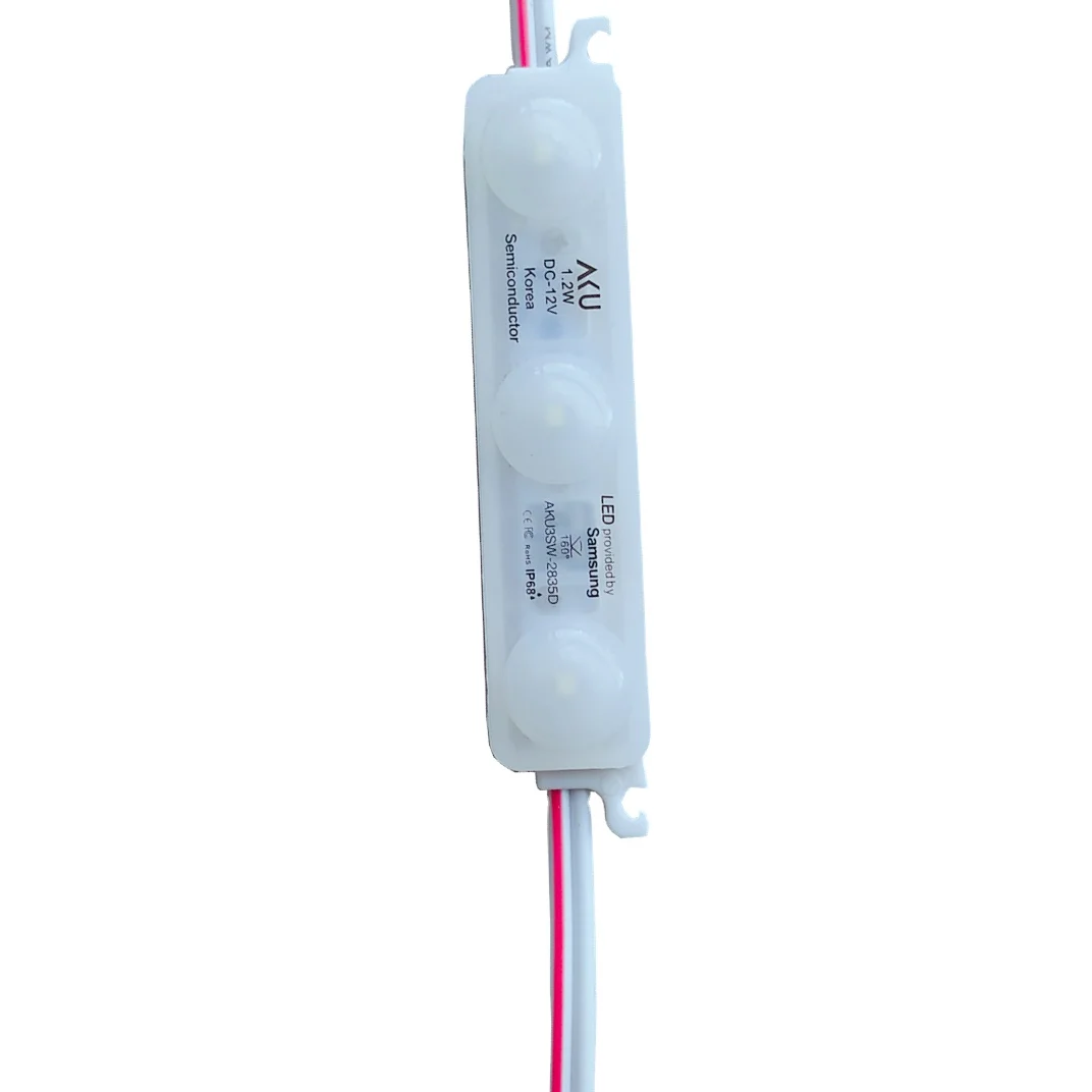 Non-polarity Samsung Korea 2835 High Brightness 3 LED   led module lights  for advertising sign box