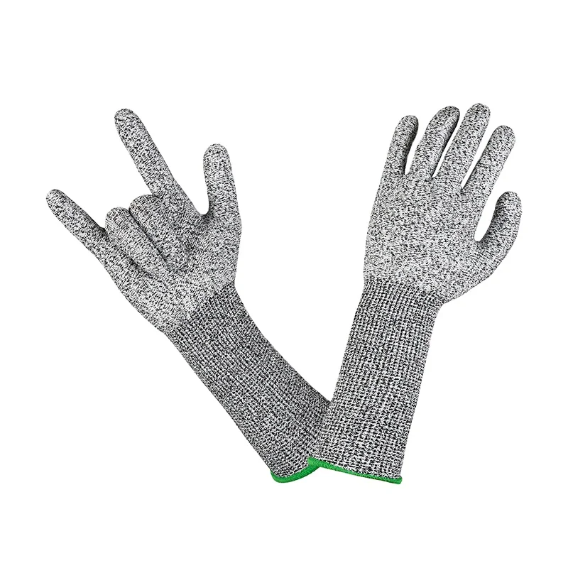 DIBEIREN  LONG Sleeves factory price Food Grade Level 5 Cut Resistant Gloves for hand Protection kitchen safety glove