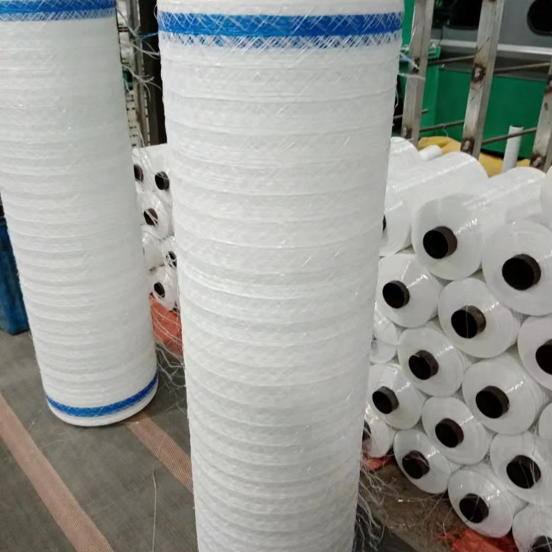 Подгонянная сетка для тюков сельского хозяйства, белая Hdpe Raschel трикотажная