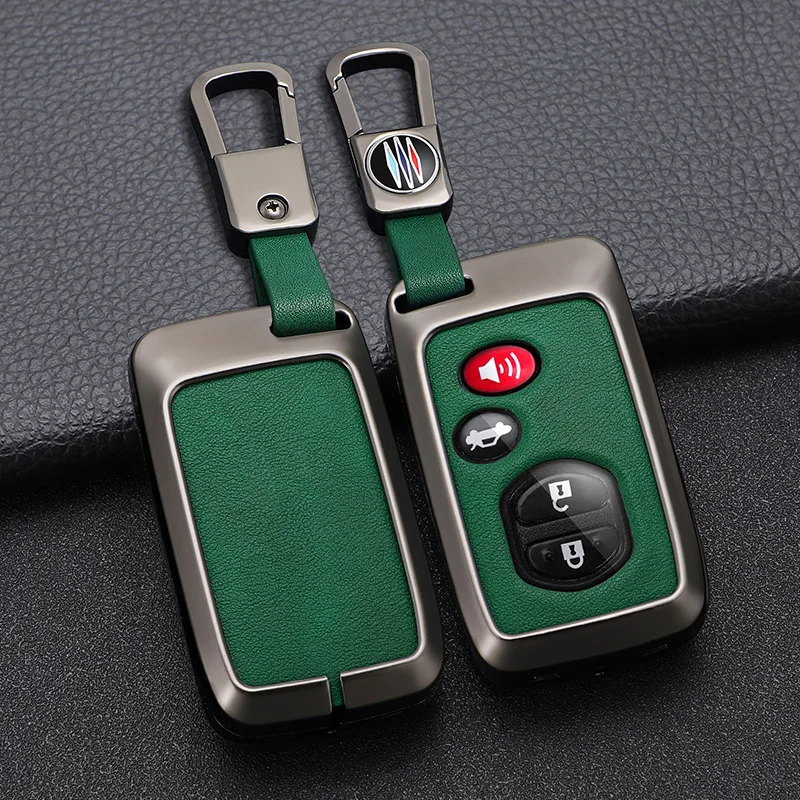 OEM Metal Car Key Shell Zinc Alloy Car Key Case Remote Cover Full Protection Suitable for Toyota Camry Land Cruiser Reiz Prado
