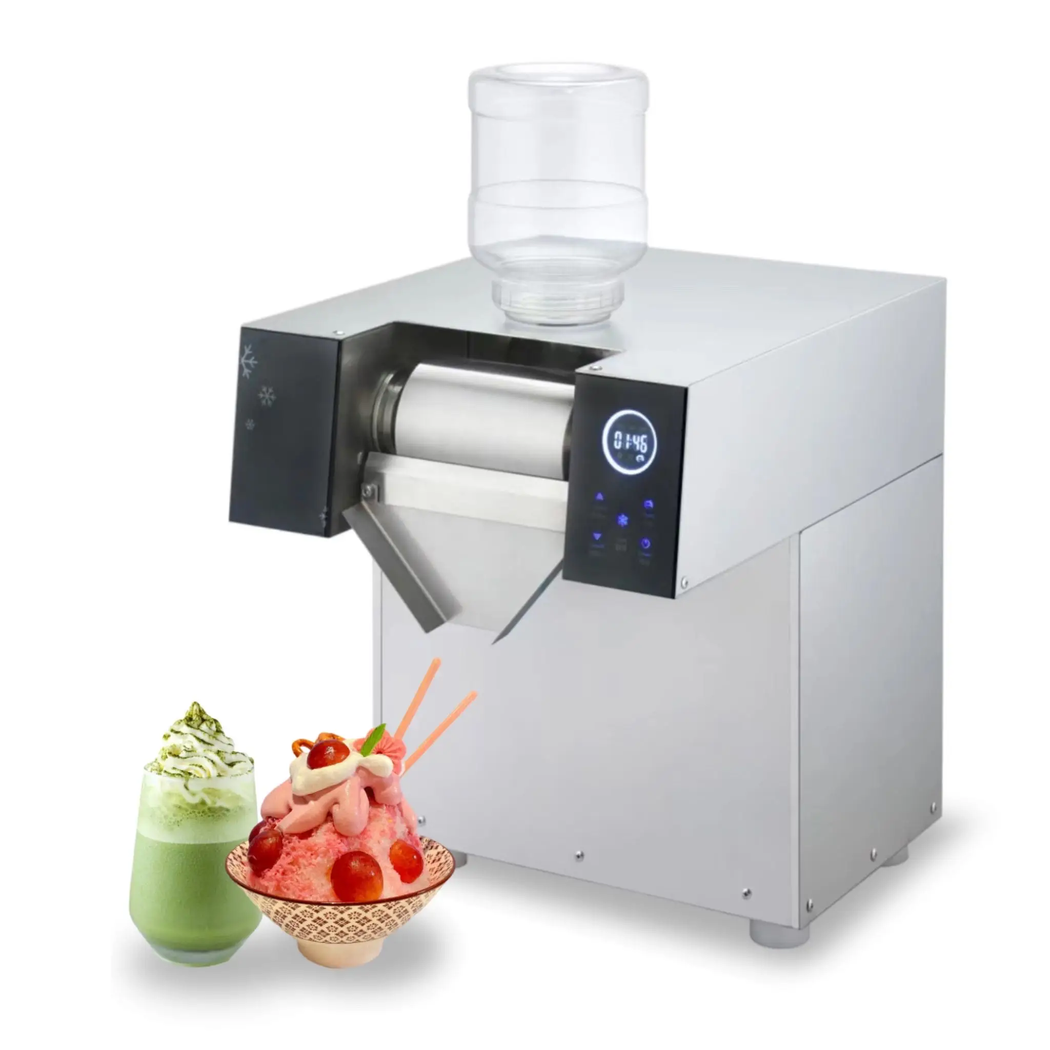 Summer automatic snow ice machine 110V commercial continuous ice machine 4200F stall small equipment