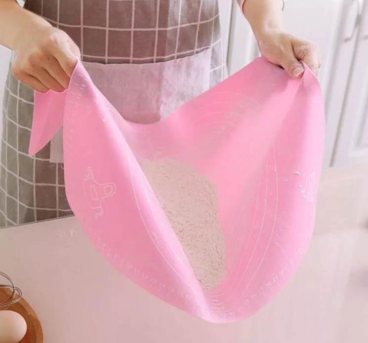 Brand New Silicone Baking Mat Dough Kneading Pad Large Silicone Pastry Baking Mats With Measurements