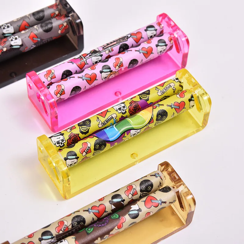 Smoking Accessories Cigarette Rolling Machine Manual 120mm 86mm Plastic Tobacco Roller