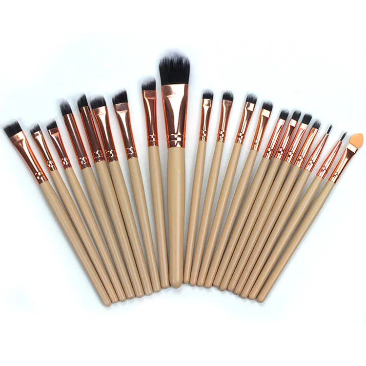 alibaba custom detail flat concealer yellow personalised custom printed makeup brush with logo