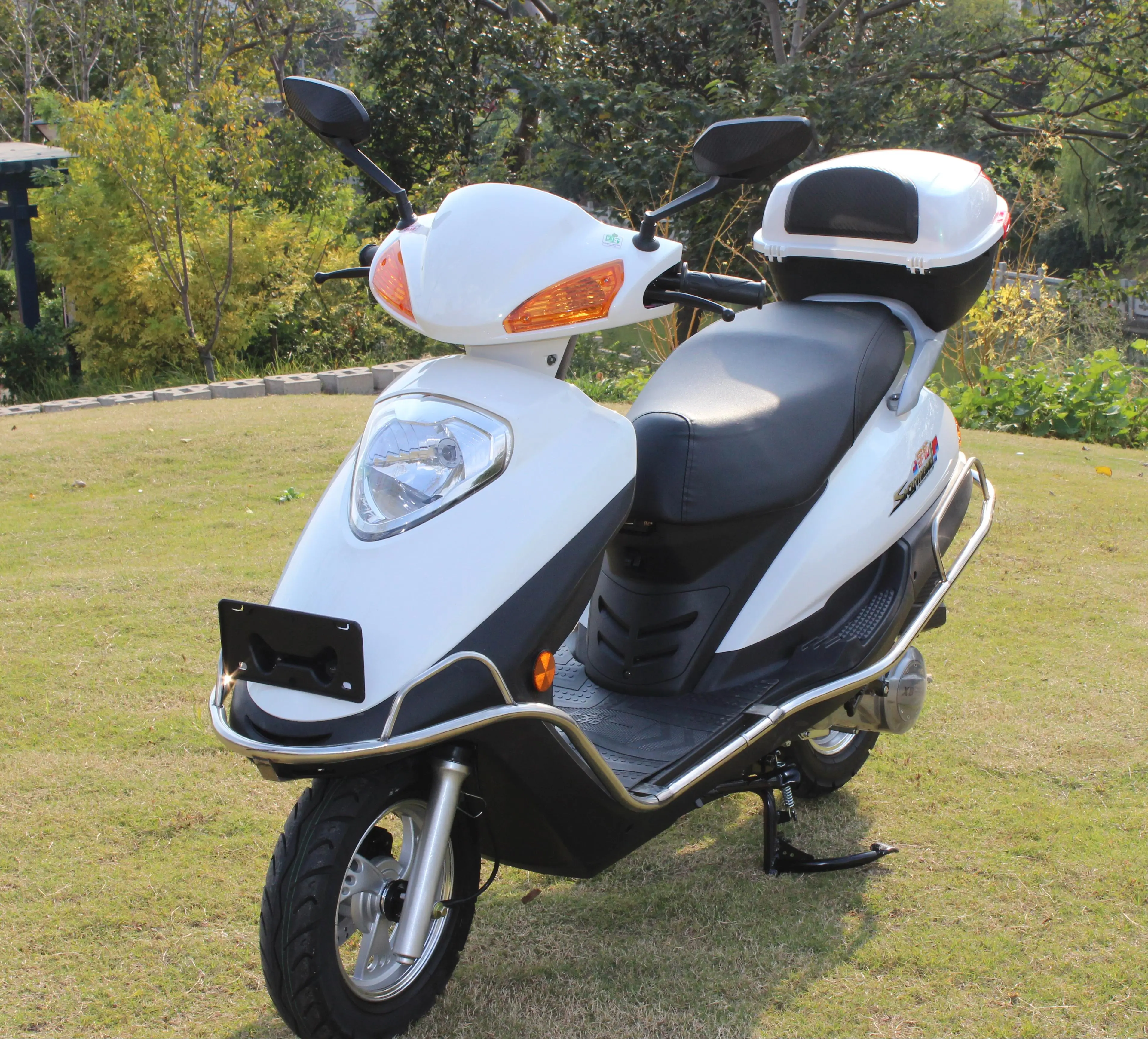 Мужской и женский новый электрический Педальный скутер 125CC в стиле кантри топливно-распыленный стальной газовый мотоцикл