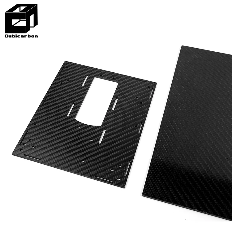 China Carbon fiber Plate Custom Epoxy Resin Carbon Fiber Board Laser cut Carbon Fibre Sheet 1 meter