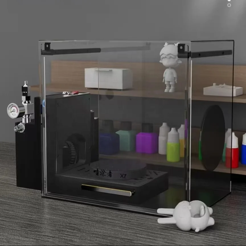 Paint Sprayer X7 Acrylic Display Spraying Table Machine Gouda Model Spray Extraction Fan for Furniture,Cabinet, Fence,Wall,Door