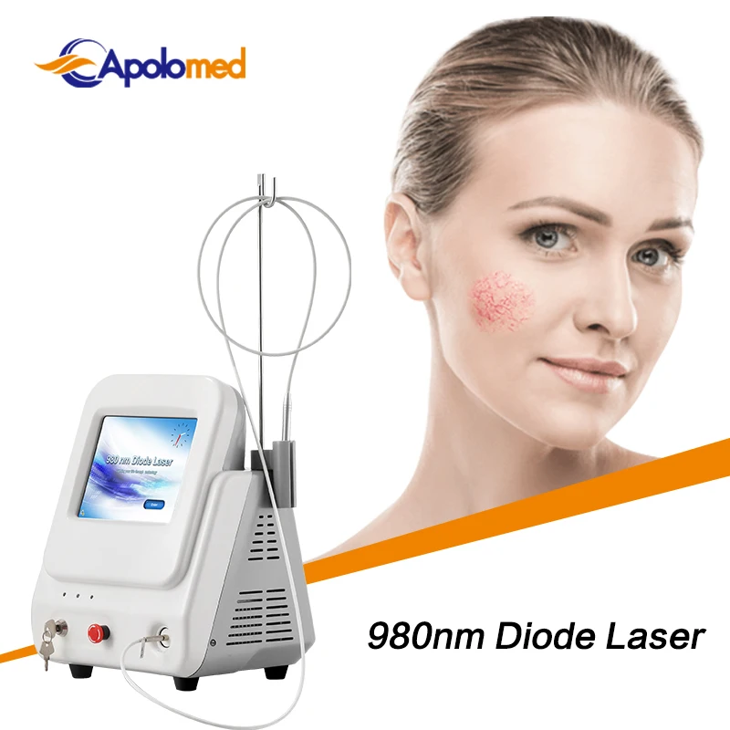 Beauty & personal care 980nm diode laser vascular blood vessels spider vein removal machine