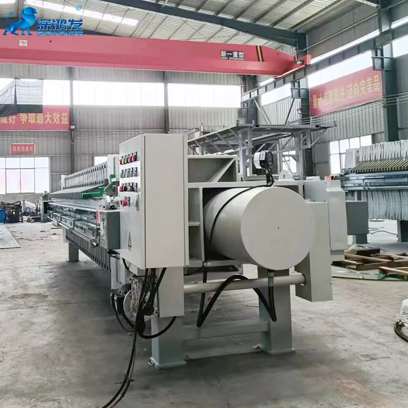 Plate and frame filter press sludge dewatering treatment equipment coal washing filter press