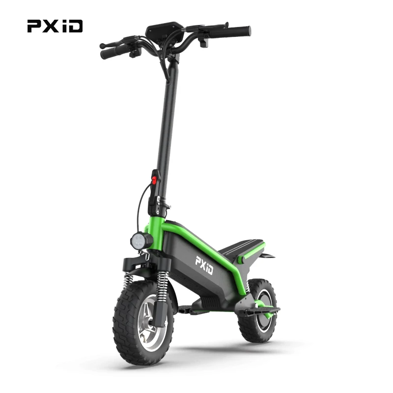 EU warehouse PXID F1 10 inch two wheeler electric scooter for heavy adults with seat high quality electric scooter
