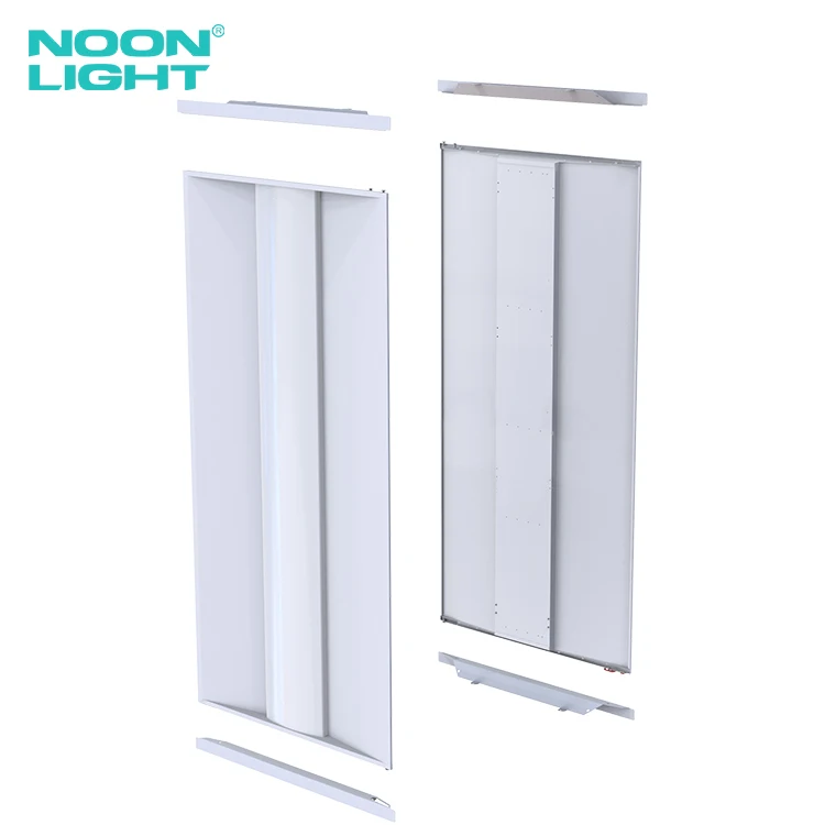 DLC Premium 2x2 2x4FT LED Troffer Retrofit Fixture LED Troffer Panel Light for home shopping hospital workshop