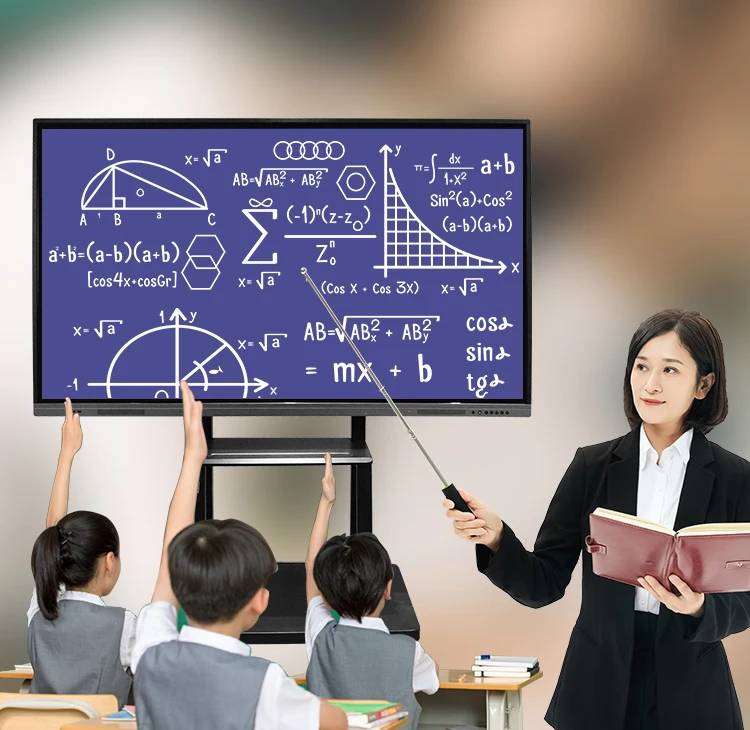 Интерактивная доска, умная плата с плоским экраном, 55/65/75/86/98 точек, 20 точек