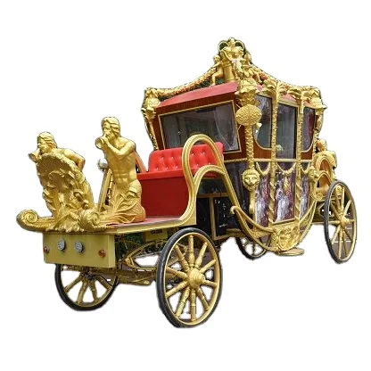 Royal parade stage coach horse carriages for wedding