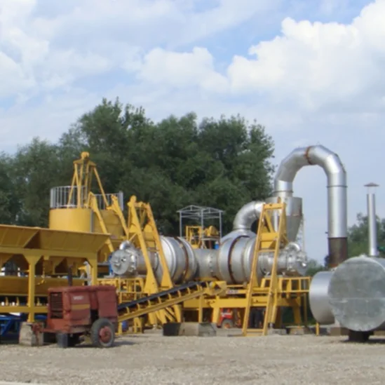 60 т/ч Портативный установка Мобильный асфальтный завод Горячий Микс Завод для дороги битума