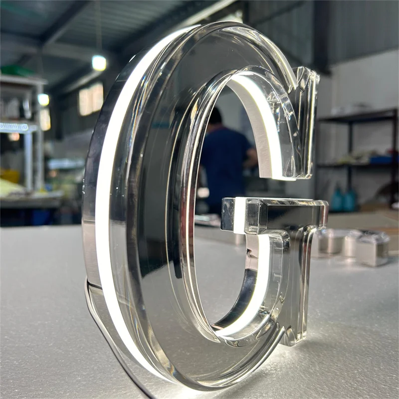 Metal Wall Sign Led Letter Custom Logo for Beauty Business Spa Signs Nail Salon Sign Backlight Building Letters