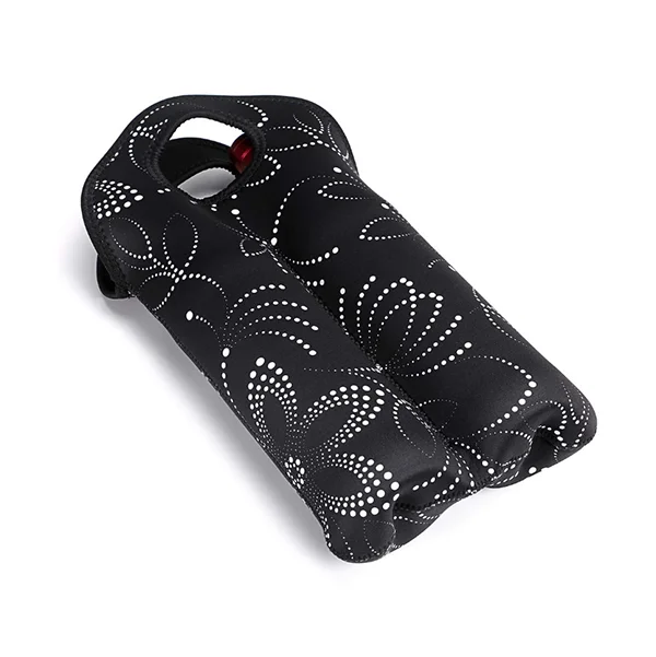 
Customized pattern printing neoprene champagne cooler 