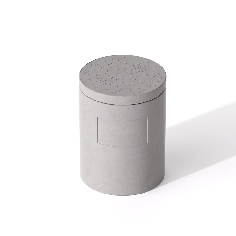 Factory Outlet Custom 10oz Modern Fashion Cement Candle Vessel With Lid Labelable Unique Concrete Candle Jar For Many Occasions