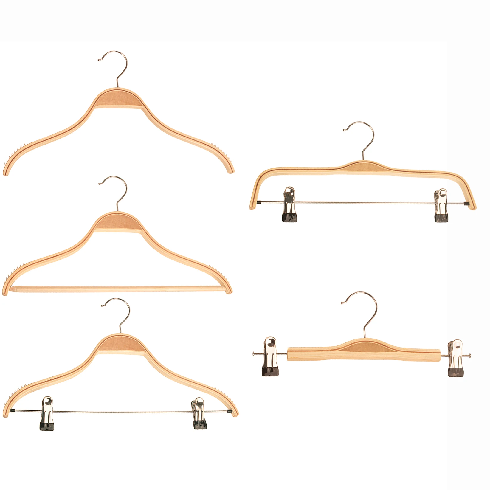 New Arrival 42CM  Wooden Hanger Outdoor Use 16.5 Inch Big Sized Single Tier Large Wooden Hanger