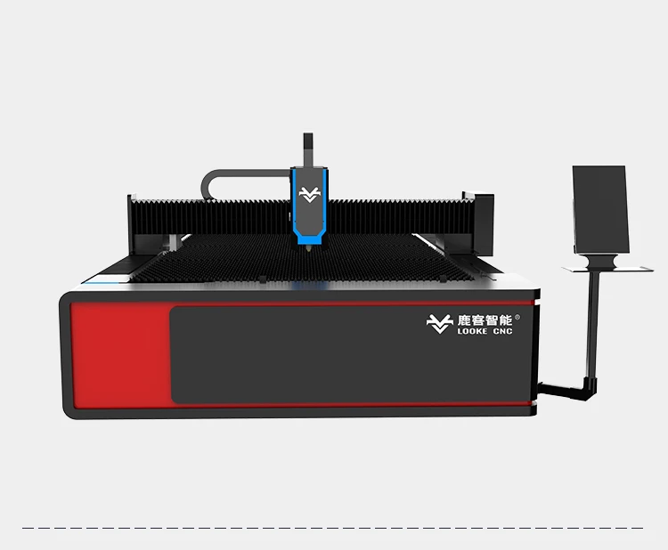 Big Factory Exchange Table Open Area 3015 2060 working area 1-3KW Middle Power fiber Laser Cutting Metal Machine