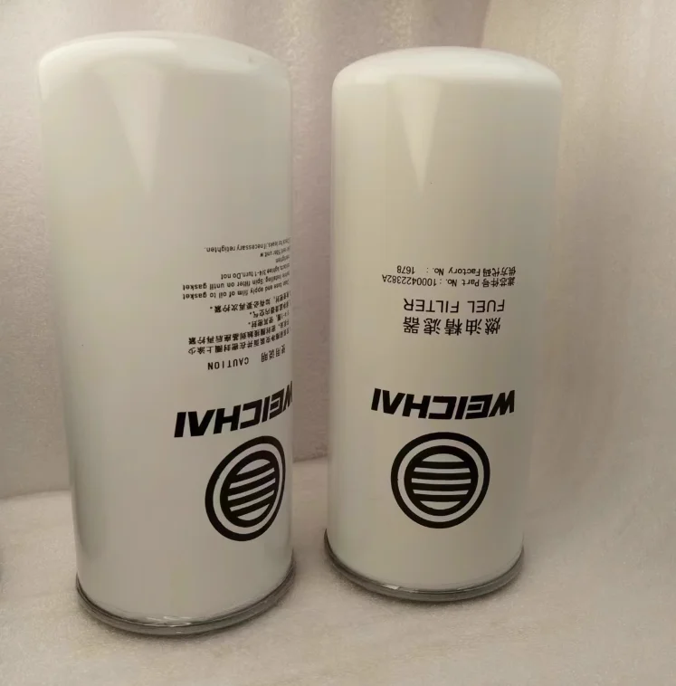 Weichai Construction Machinery Parts Diesel Fuel Fine Filter Element P7 P8 P9 P10 Model 1000422382A