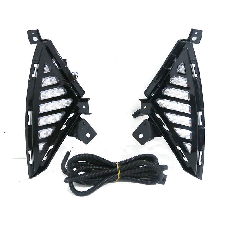 New design Led daytime running light DRL For Hyundai elantra 2021 Front Driving Day Lamp Fog Led with Turn Signal