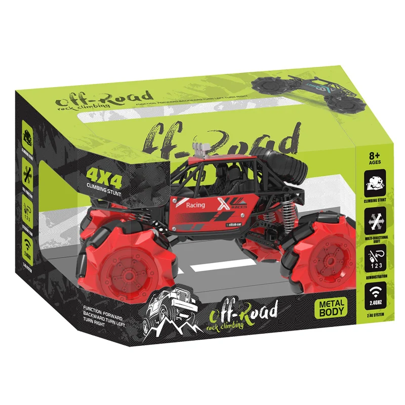 Kids 2.4G 1:18 Climbing RC Vehicle Car High Speed Off-Road Remote Control Racing Stunt Cars Toys Remote Control Climbing Car