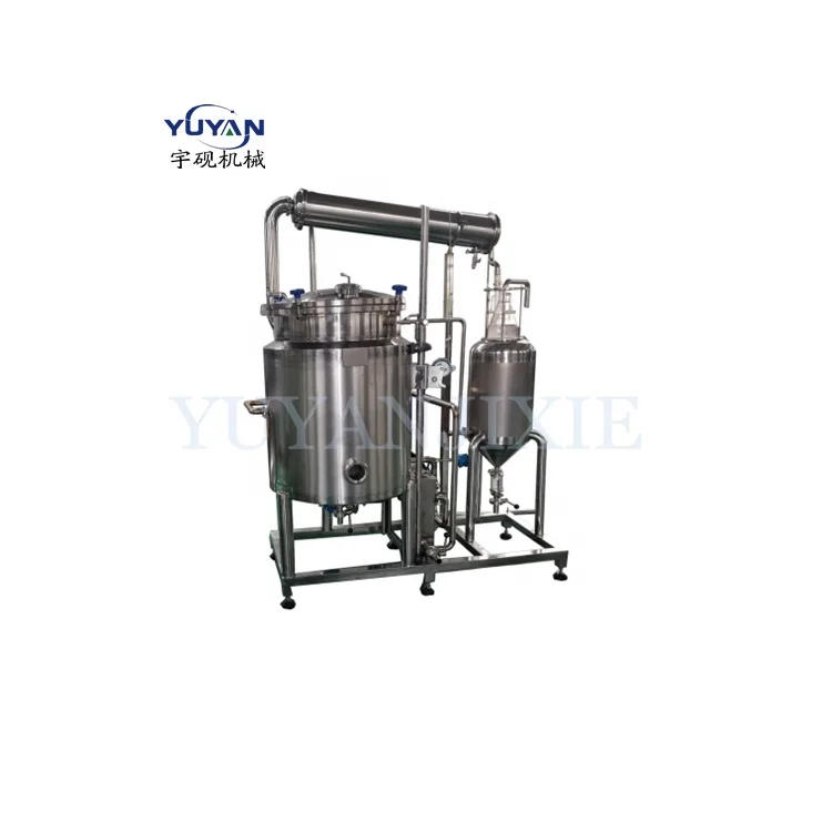 200L Rose Lavender Chamomile Osmanthus fragrans frankincense Essential Oil Extracting Steam Distillation Machinery