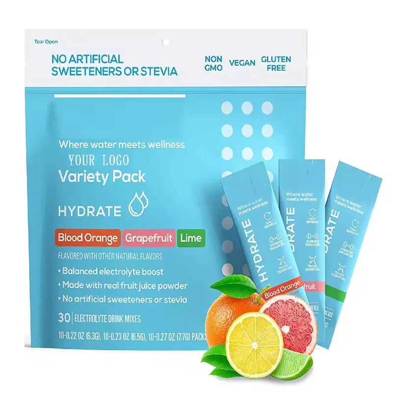 2024 Private Label Vegan Sugar Free Keto Electrolyte Powder With Magnesium Potassium Calcium Hydration Powder Drink
