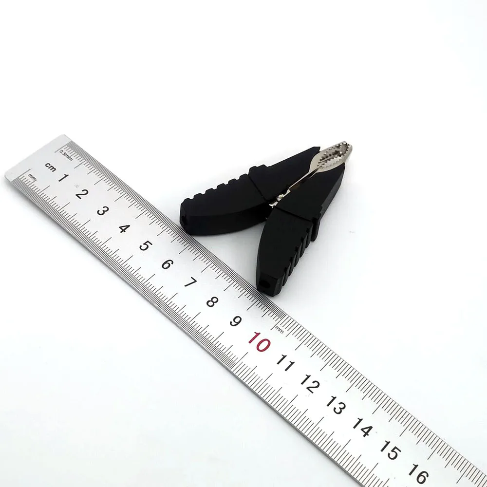 65 мм 5A, электрическая распределительная пластиковая медным покрытием Авто Резиновые зажимы типа «крокодил»