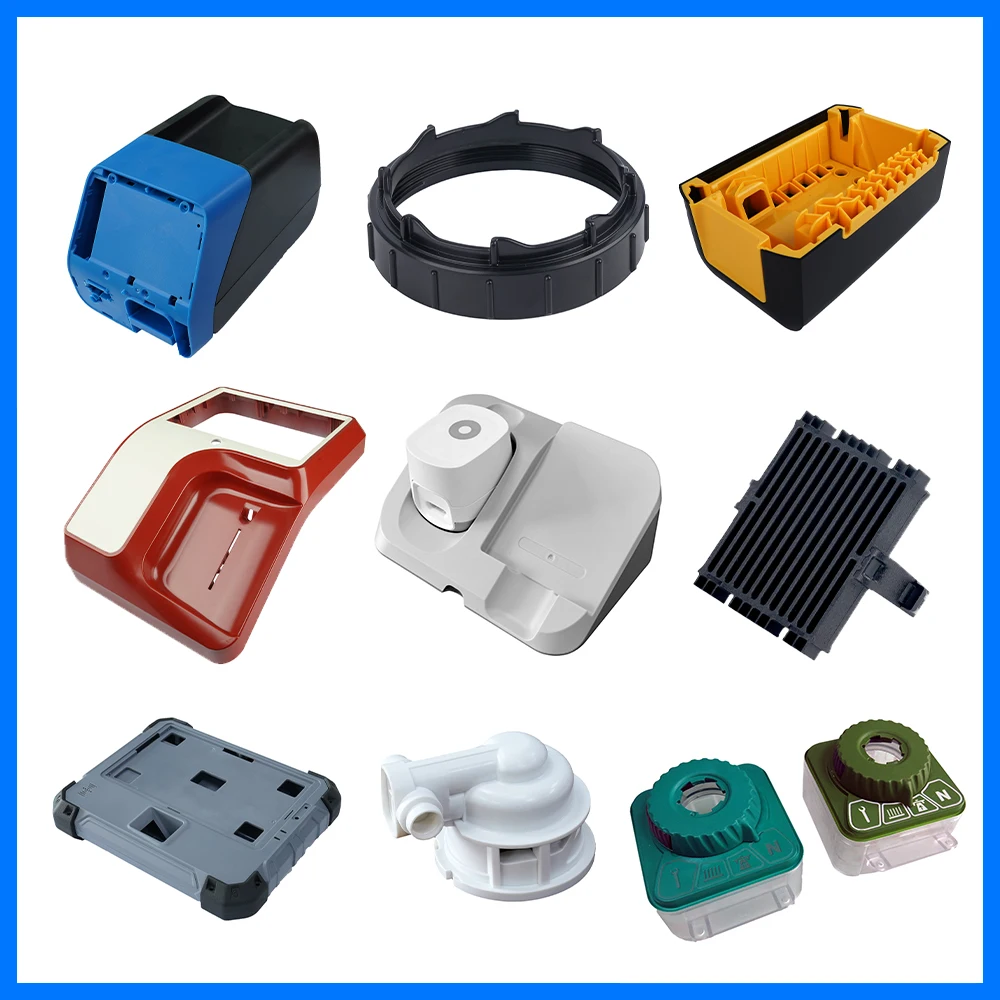 Изготовленный на заказ пластиковый корпус ABS PC HDPE электронные пластиковые детали пресс-формы литье под давлением