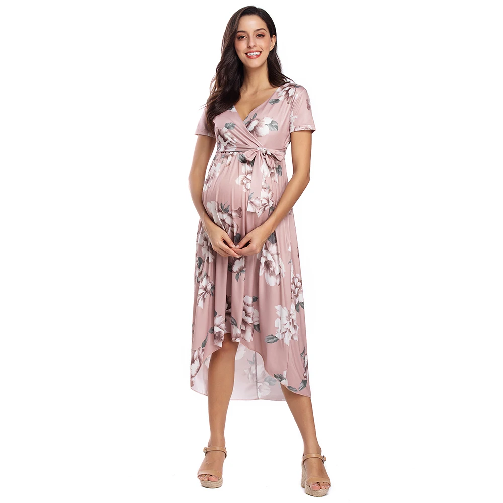 New Fashion Soft Summer Maternity Breastfeeding Nursing Dress