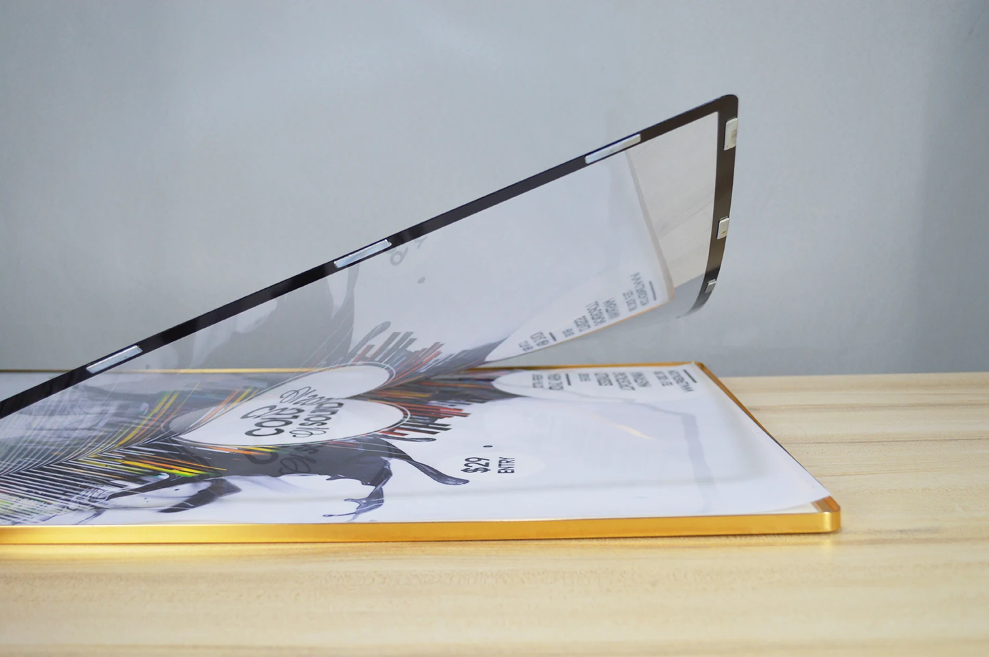 magnetic poster display frame magnetic frame poster magnet pc frames