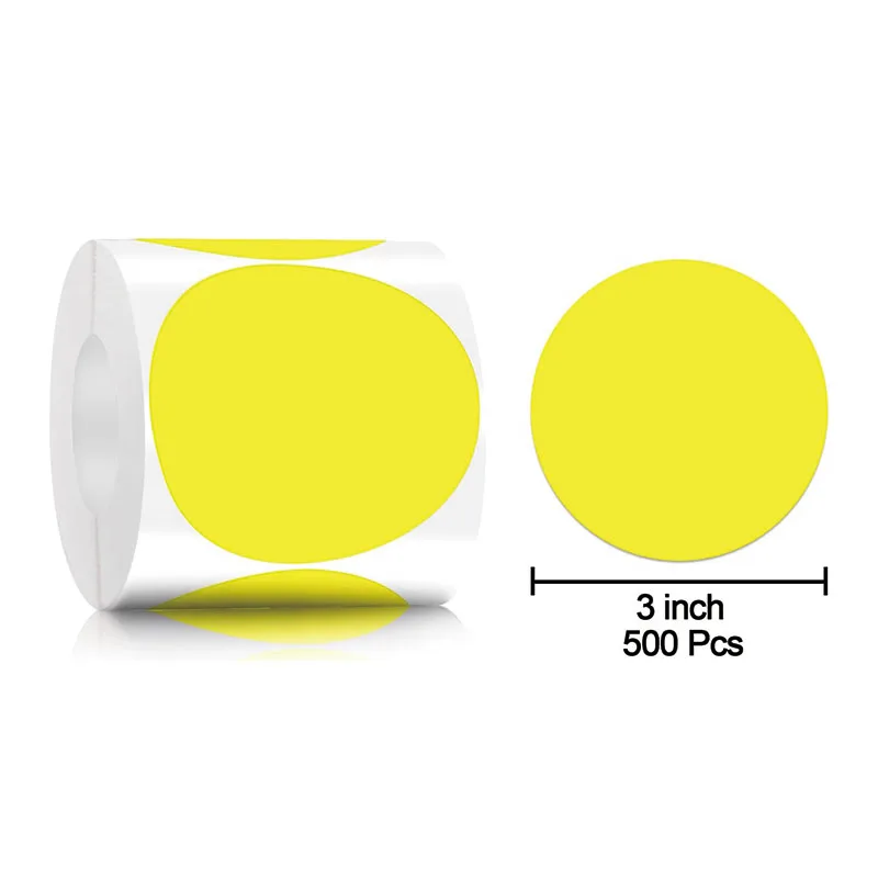 Round Color Coding Circle Dots Stickers Labels For Moving Storage Inventory Organizing Color Coding