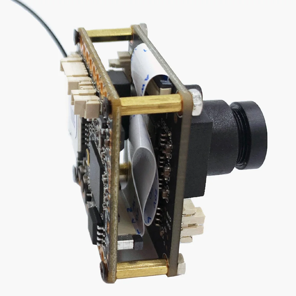 H.264 1080P WIFI TF Slot 128G Wireless Tuya Smartlife Mini Square IP Camera Module ATM Kiosk vending machine RJ45 Wired POE