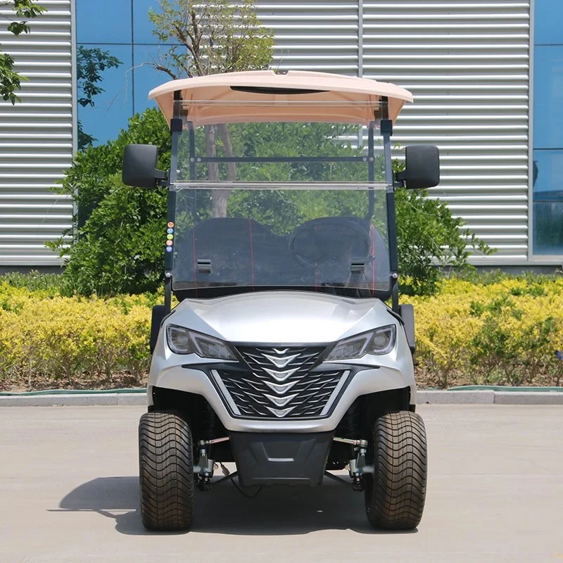 New Design golf electric car 2 Cortex seater golf club application golf car with Front Basket