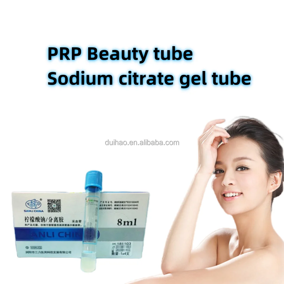 Sterile Supply prp tube 8ml10ml gel Medical Products prp kit Blood Collection tube