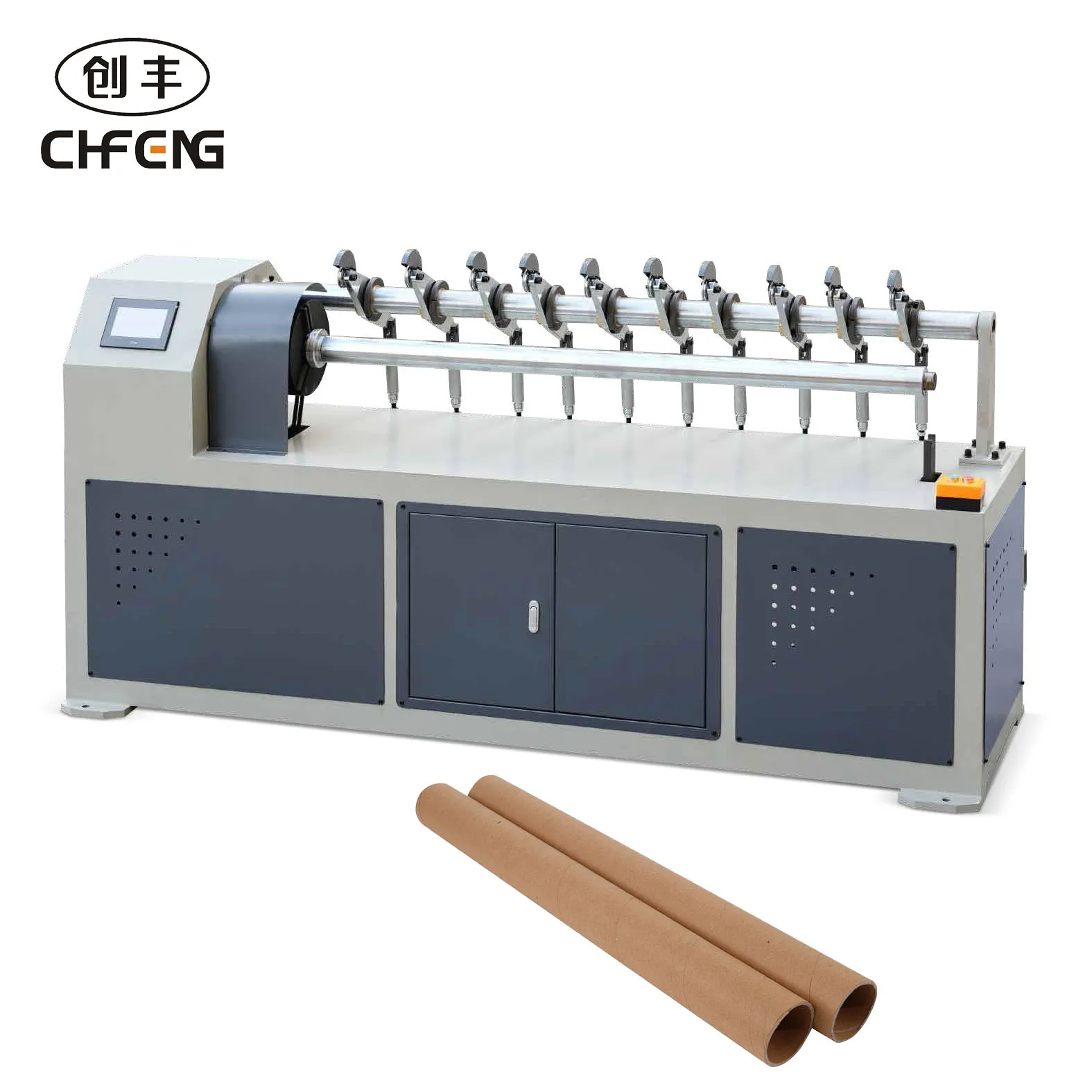 Paper Tube Precision Cutting Machine With Single Blade Multiple Blades Fully Automatic Paper Tube Cutting Machine