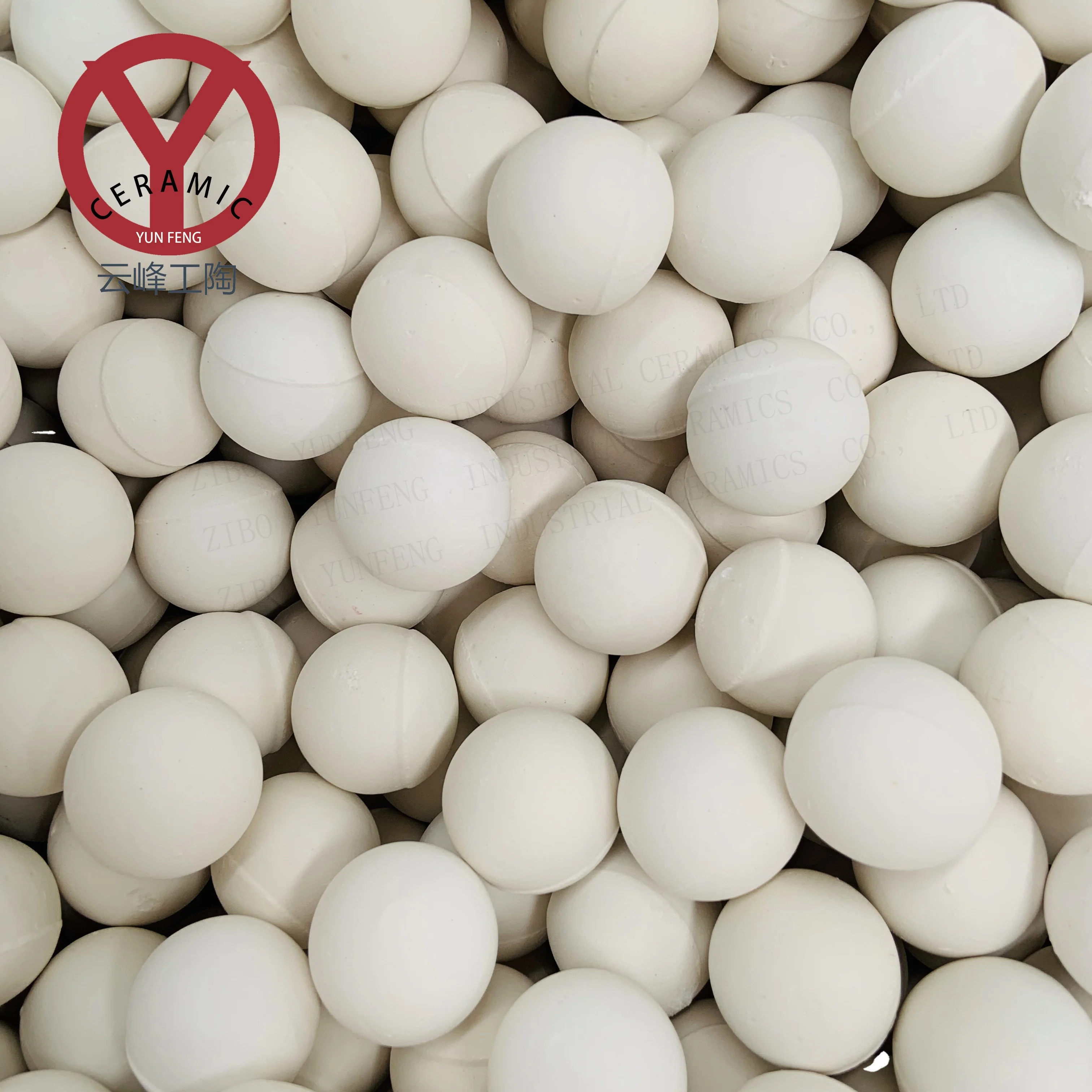 China Supplier 23-26% Inert Support Media Alumina Ceramic Ball