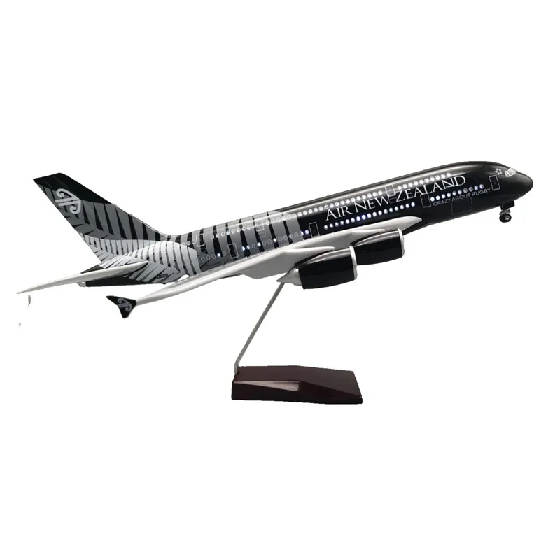 Large Scale 1:160 46cm Air New Zealand Model Airplanes Aircraft Airbus A380