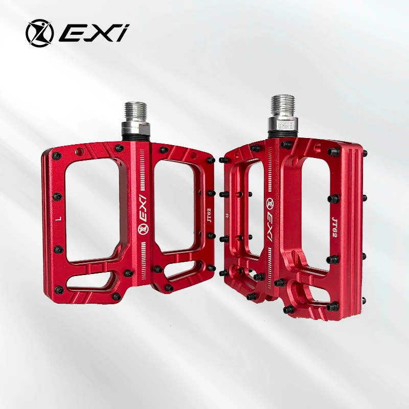 Hot Selling JT62 Bicycle Pedals AL6061 CNC Encouraged Red Anodized 1 Pair BMX Mountain Summer Cycling Mtb Cruisers Alloy MOQ